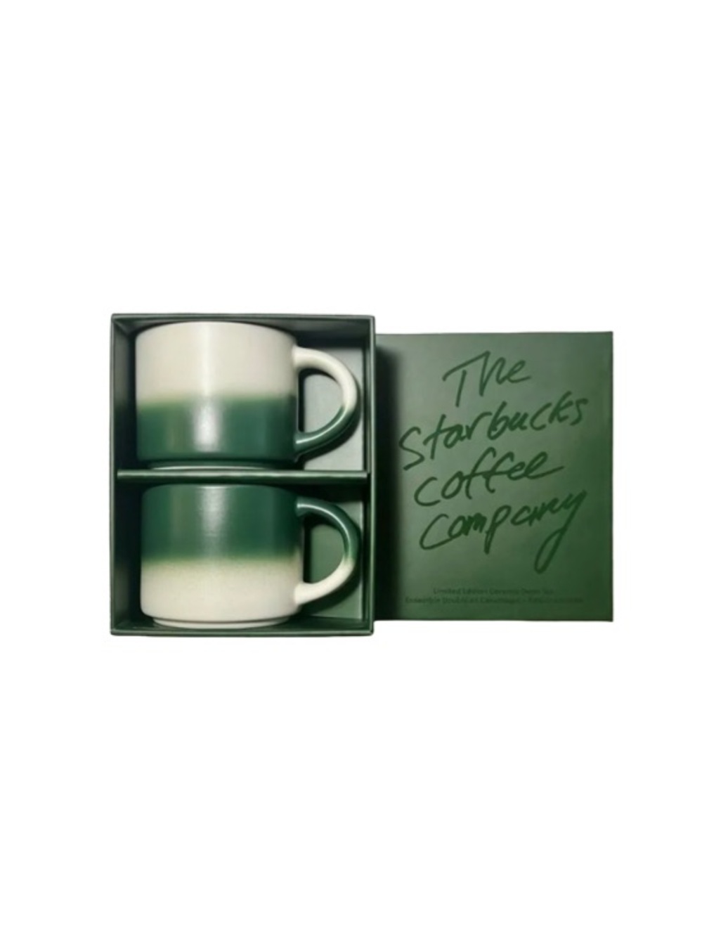 STARBUCKS ☕️💚  Limited Edition Ceramic Demi Set